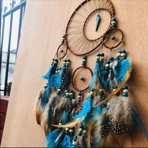 Little Storyteller Blue Feather Dreamcatcher